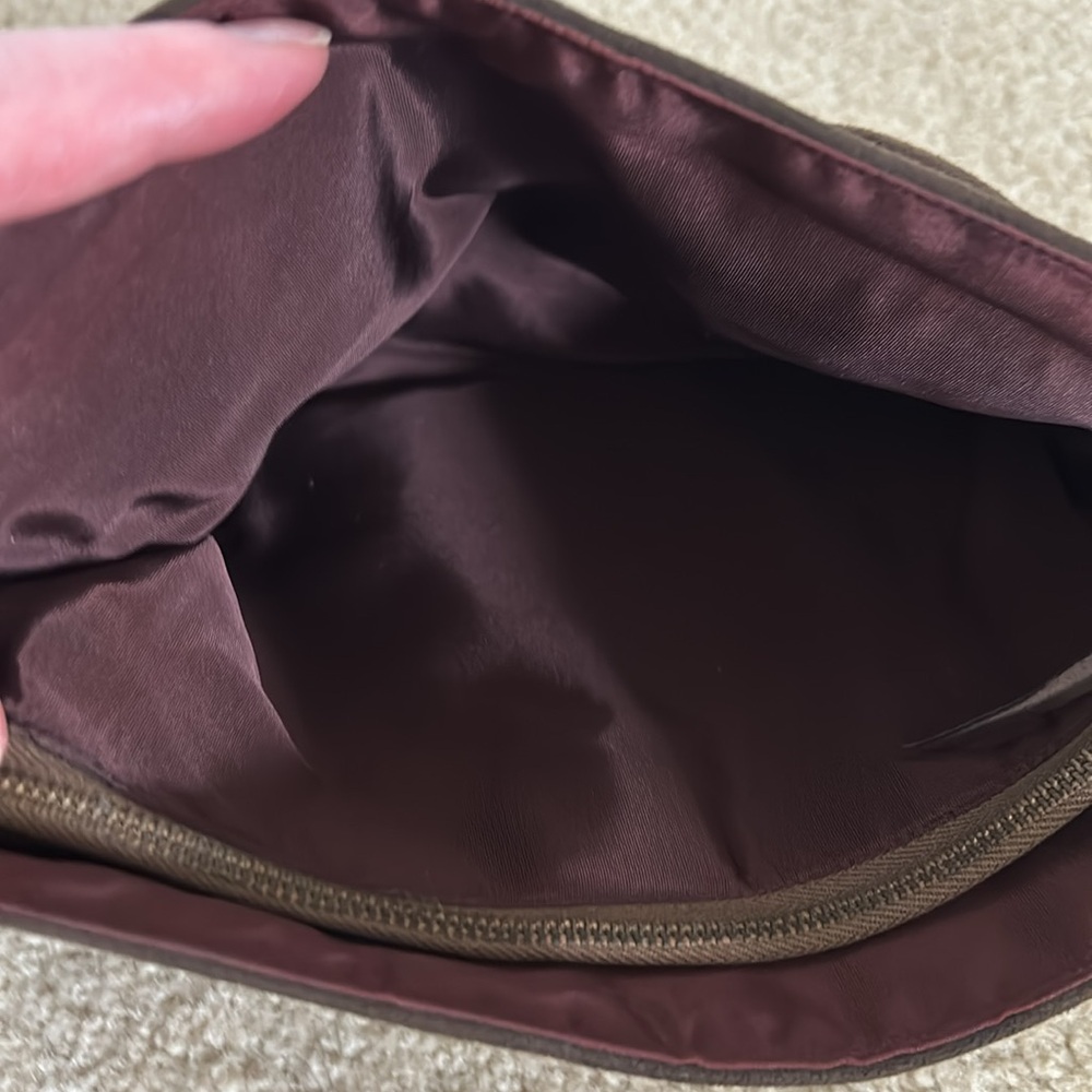 Vintage Brown Suede Clutch - Picture 5 of 8